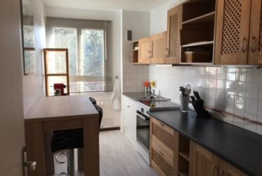 Fully furnished renovated studio with balcony for rent in Ambilly, near Geneva