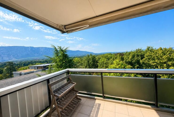 Appartement 6 pièces rénové avec balcons et vue sur le Salève à Champel, Genève